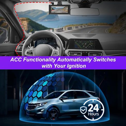 Dash Cam Hardwire Kit, OBD to USB-C Port, 12V-24V to 5V 3A in Saudi Arabia