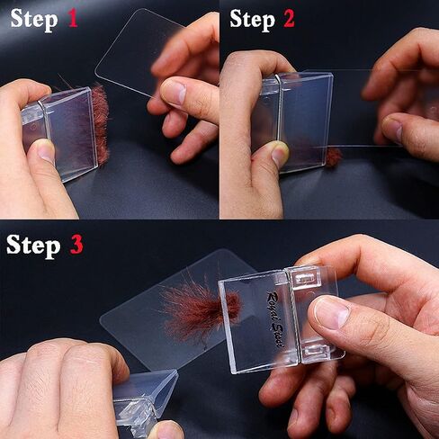 WellieSTR 4pcs(3 Size) CDC Feather Magic Clips Set Fly Tying Super Dubbing Tools Cul de Canard Feather nip clamp Table Clip in Saudi Arabia