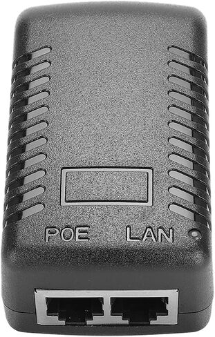 POE Injector, 24W DC 24V 1A Power Adapter with Short Circuit Overcurrent Overvoltage Protection, for POE Bluetooth Devices IEEE802.3 Network Line Power Standard (US Plug) in Kuwait