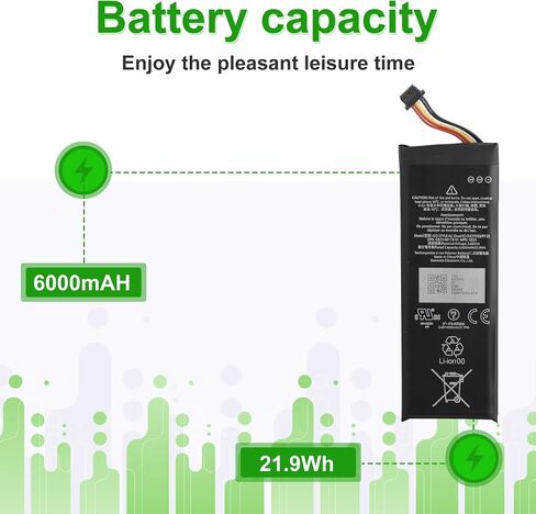G823-00179-01 3.65V 6000mAh Battery, Compatible with Nest GQ Style AC Doorbell，Comes with a Battery Installation Tool in Kuwait