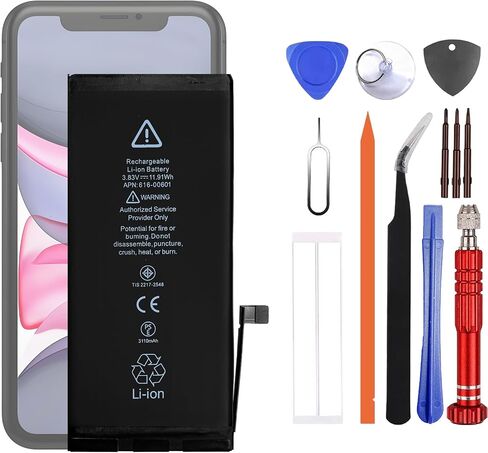 616-00641 Battery Compatible with iPhone 11 Replacement Battery for A2111 A2223 A2221 with Repair Tool kit in Kuwait