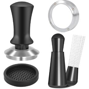 Reoszeank 51mm Espresso Accessories Kit, Tamper, WDT, Dosing Funnel in Kuwait