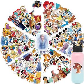 100Pcs Disney Princess Character Themed Waterproof Stickers in Kuwait