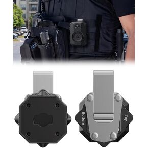 WEIGUZC Metal Clip Mount Compatible with Axon Taser Body Camera 2/3/4, Bodycam Holder for Belt, Vest & Uniform Webbing, Quick Release Rotating Camera Mount, Heavy Duty Metal Camera Mount Clamp in Saudi Arabia