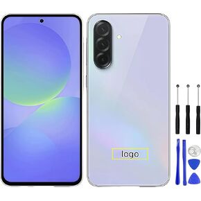 Glass Back Cover for Samsung Galaxy A36 SM-A366B SM-A366U1 Back Battery Cover Replacement Repair Set with Repairing Toolkit (White) in Kuwait