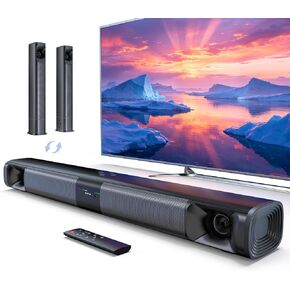 Sound Bar for Smart TV, 2‑in‑1 Detachable, 31" 80W Surround Sound in Kuwait