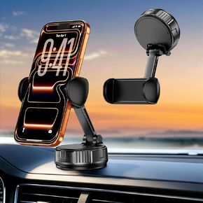 Strong Suction Phone Holders for Your Car, Vacuum Car Phone Holder Mount in Kuwait