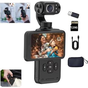 5K Handheld Vlogging Camcorder with Wi-Fi, Pocket Gimbal Camera in Kuwait
