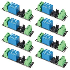 AITRIP 8 Pack 3V 1 Channel Relay Power Switch Module with Optocoupler Opto Isolation High Level Trigger for IOT ESP8266 Development Board in Kuwait