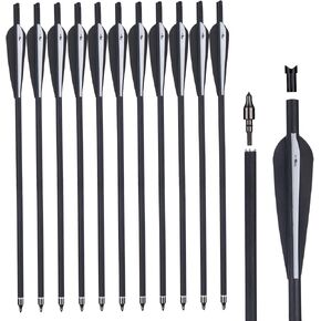 Crossbow Bolts 16 Inch -, Hunting and Target Practice, Archery Bolts for Crossbow Shooting, 12 Pack in Kuwait