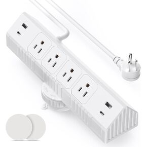 Desktop Suction Cup Power Strip 4.9Ft,40W Total Fast Charging Station in Kuwait