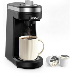CHULUX Single Cup Coffee Maker for K Pod, Fast-Heating Boiler System, Cyan in Kuwait