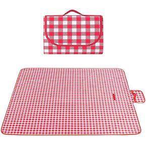 Super large Portable Thin Waterproof Beach Blanket, Suitable for Outdoor Camping use, 78x78 inch Foldable Outdoor mat, Suitable for Camping, Parks, Families, Adults, Children, and Pets (Yellow XXL) in Saudi Arabia