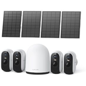 WUUK Add-on Solar Security Camera Wireless Outdoor, Requires Base Station in Kuwait
