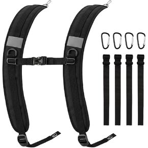 Reinforced Metal‑Clip Replacement Backpack Straps, 110‑lb Max Load in Saudi Arabia
