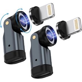 Magnetic USB C to Lightning Adapter, 540 Rotating Fast Charging Connector in Kuwait