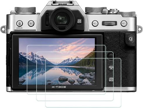 Model-Specific Custom Fit for Fujifilm X-T30 III X-T30III Fuji X-T30 Camera Screen Protector – 3-Pack, 9H Hardness Tempered Glass, Full-Screen Edge-to-Edge, Crystal Clear, Bubble-Free, Anti-Scratch in Saudi Arabia