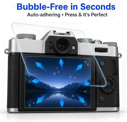 Model-Specific Custom Fit for Fujifilm X-T30 III X-T30III Fuji X-T30 Camera Screen Protector – 3-Pack, 9H Hardness Tempered Glass, Full-Screen Edge-to-Edge, Crystal Clear, Bubble-Free, Anti-Scratch in Saudi Arabia