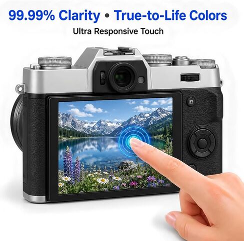 Model-Specific Custom Fit for Fujifilm X-T30 III X-T30III Fuji X-T30 Camera Screen Protector – 3-Pack, 9H Hardness Tempered Glass, Full-Screen Edge-to-Edge, Crystal Clear, Bubble-Free, Anti-Scratch in Saudi Arabia