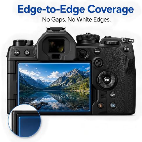 Model-Specific Custom Fit for Olympus OM-1 OM-1 Mark II Digital Camera Soft Screen Protector, 3 Pack High Definition Soft PET Film for OM1 OM1-2 Ultra-clear, Full-Screen Edge-to-Edge,Bubble-Free in Saudi Arabia