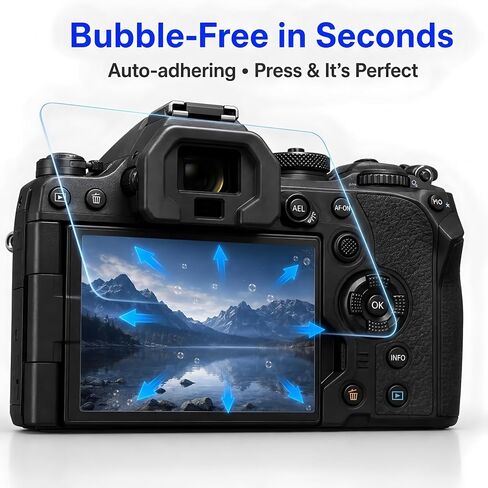Model-Specific Custom Fit for Olympus OM-1 OM-1 Mark II Digital Camera Soft Screen Protector, 3 Pack High Definition Soft PET Film for OM1 OM1-2 Ultra-clear, Full-Screen Edge-to-Edge,Bubble-Free in Saudi Arabia