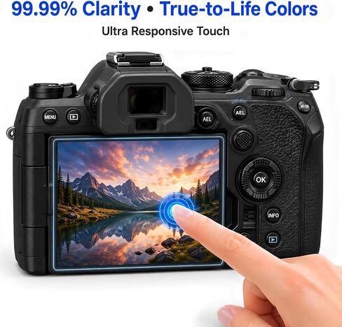 Model-Specific Custom Fit for Olympus OM-1 OM-1 Mark II Digital Camera Soft Screen Protector, 3 Pack High Definition Soft PET Film for OM1 OM1-2 Ultra-clear, Full-Screen Edge-to-Edge,Bubble-Free in Saudi Arabia