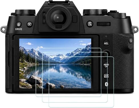 Model-Specific Custom Fit for Fujifilm X-T50 Fuji XT50 Camera Screen Protector – 3-Pack, 0.3mm 9H Hardness Tempered Glass, Full-Screen Edge-to-Edge, Crystal Clear, Bubble-Free, Anti-Scratch in Saudi Arabia