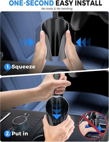 Cup Holder Phone Holder, Unobstructed Phone Mount for Your Car Cupholder in Kuwait