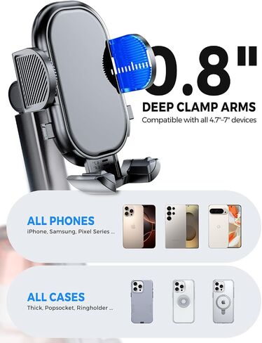 Cup Holder Phone Holder, Unobstructed Phone Mount for Your Car Cupholder in Kuwait