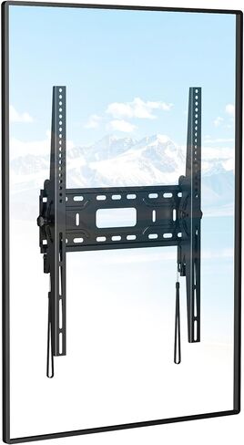 FORGING MOUNT Portrait TV Wall Mount, Tilt TV Mount for Vertical Mounting of Displays from 32-75 Inch TVs, Holds 275 lbs, Anti-Theft Locking, Max VESA 400x600mm in Kuwait