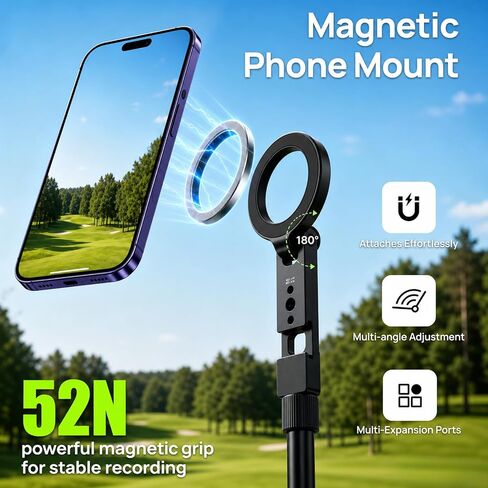 Golf Tripod for Swing Recording & Analysis, 59" Extra-Height in Kuwait