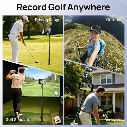 Golf Tripod for Swing Recording & Analysis, 59" Extra-Height in Kuwait