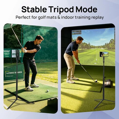 Golf Tripod for Swing Recording & Analysis, 59" Extra-Height in Kuwait