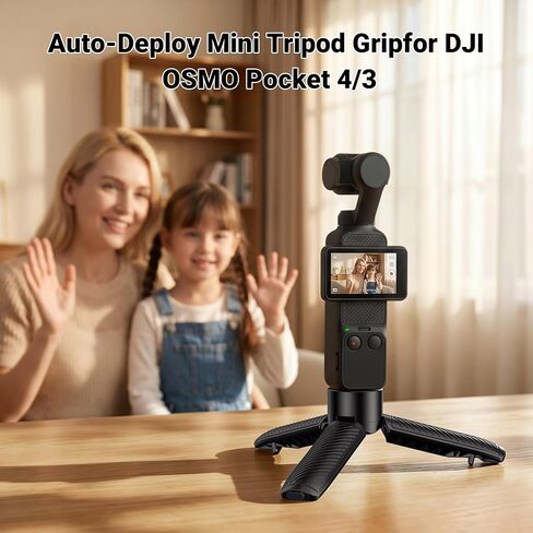 One-Touch Open Mini Tripod for DJI Osmo Pocket 4P/4/3. in Kuwait
