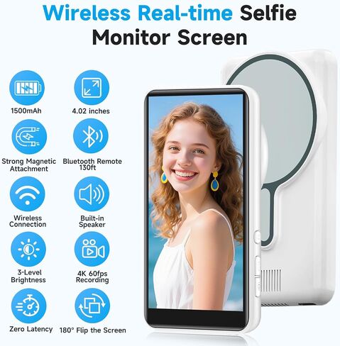 Vlog Selfie Monitor Screen, Screen Mirroring for iPhone in Saudi Arabia