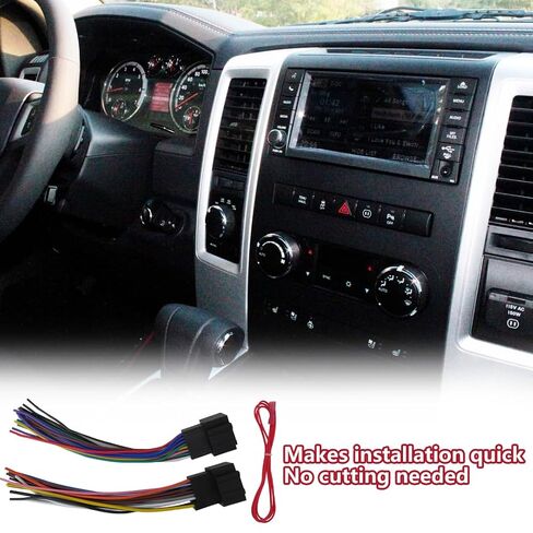 Wire Harness Cable Radio Adapter Compatible with 2007-2009 Cadillac SRX and Compatible with 2005-2011 Cadillac STS in Kuwait