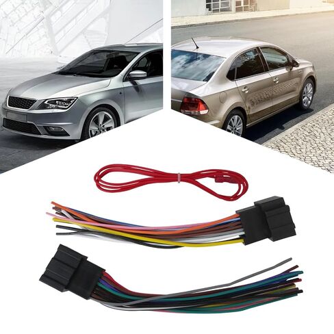 Wire Harness Cable Radio Adapter Compatible with 2007-2009 Cadillac SRX and Compatible with 2005-2011 Cadillac STS in Kuwait