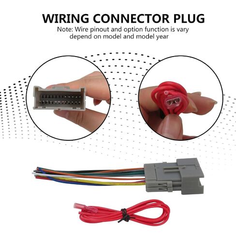 Stereo Wiring Harness Compatible with Chevrolet Blazer 2002-2005 Aftermarket Stereo Radio Wire Cable Connector Adapter in Kuwait