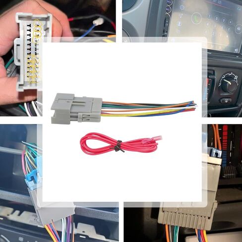 Stereo Wiring Harness Compatible with Chevrolet Blazer 2002-2005 Aftermarket Stereo Radio Wire Cable Connector Adapter in Kuwait