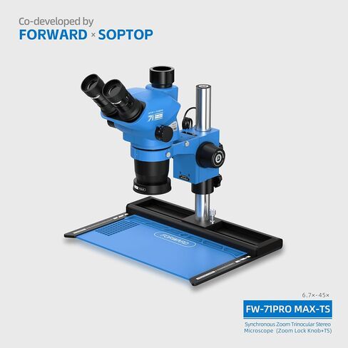 Forward FW-71Pro Max-TS Trinocular Microscope, 7X-45X Camera Port in Saudi Arabia