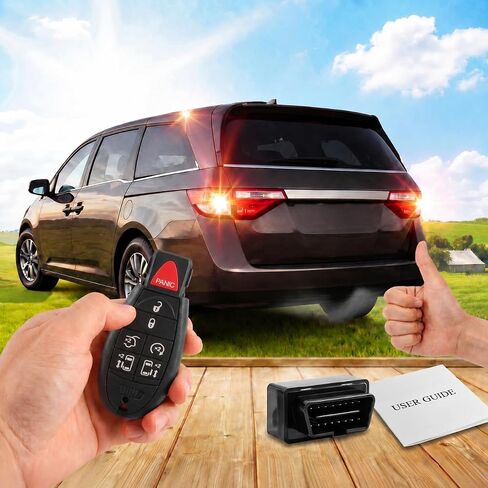 DIY Keyless Entry Remote Car Key Fob Replacement Fits for Dodge Grand Caravan 2008-2019, for Chrysler Town & Country 2008-2016， with Interchangeable 5 & 7-Button Keypads, FCC ID: IYZ-C01C / M3N5WY783X in Kuwait