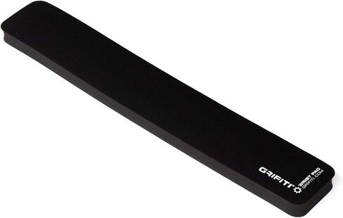 Grifiti Fat Wrist Pad 17 in Black is a 4 Inch Wide Wrist Rest for Standard Keyboards and Mechanical Keyboards New Materials in Kuwait