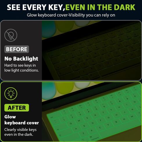 Keyboard Cover for MacBook Neo, Glow in the Dark Keyboard Cover in Kuwait