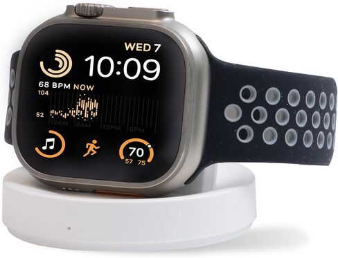 Merkury Innovations Magnetic Charging Dock for Apple Watch, USB-C, White in Kuwait