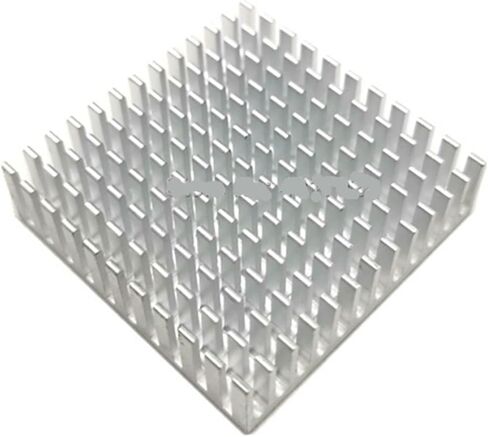 2pcs Silver 40 * 40 * 11mm Radiator Aluminum Extruded Profile Cooling 40x40x11mm in Kuwait