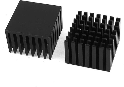 2pcs Anodized Black Aluminum Radiator 28x28x20mm Cooler in Kuwait