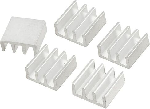 10pcs Aluminum Heat Sink 11x11x5mm Chip Cooler RAM, Memory, IC DC Converter in Kuwait