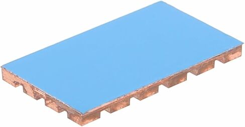 2 Pcs Pure Copper Radiator Mini Interface Network Card Cooling 28x16x2mm C26 in Saudi Arabia
