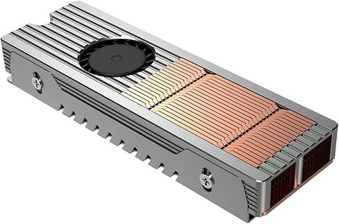 M.2 NVMe Radiator 2280 SSD air-Cooled Copper-Aluminum Structure with Active Cooling Fan in Saudi Arabia