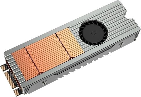 M.2 NVMe Radiator 2280 SSD air-Cooled Copper-Aluminum Structure with Active Cooling Fan in Saudi Arabia